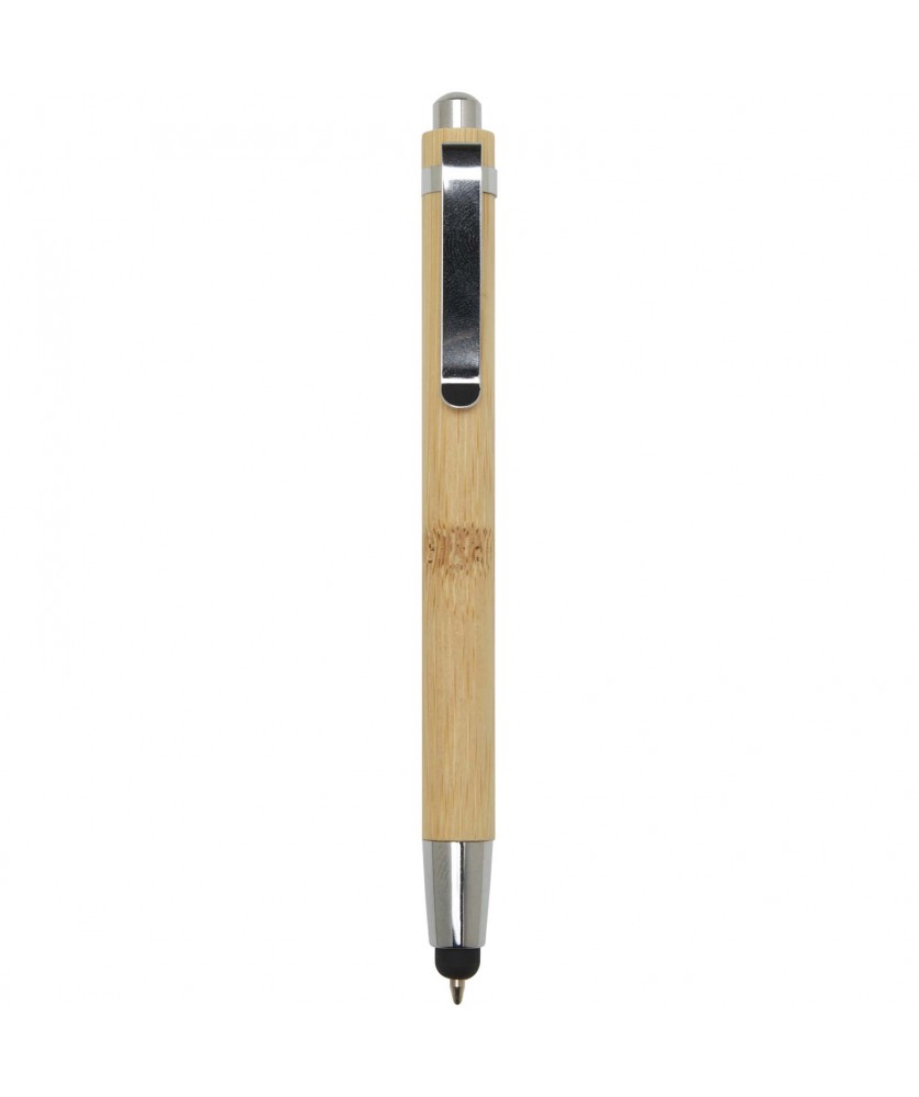 Stylos - Stylo bille Elm en bambou (encre noire) | PRINTECOM