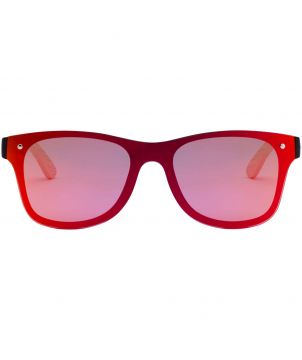 Lunettes de soleil personnalisées branches bambou Tan Lunettes de Soleil publicitaire