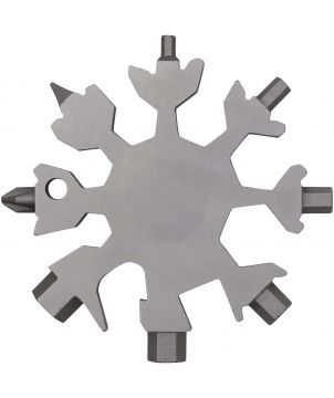 Outil multifonction 8 fonctions en inox personnalisé Task Outils publicitaire