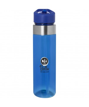 Bouteilles et gourdes - Bouteille avec couvercle à bec verseur Dylan Tritan de 650 ml | PRINTECOM