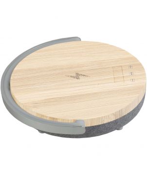 Enceinte Bluetooth 4 en 1 10 W avec LED et charge sans fil personnalisée Prixton Audio et Vidéo publicitaire