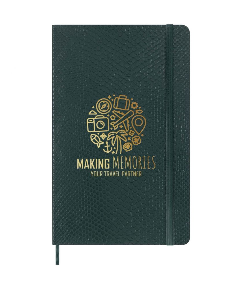 Carnet L Moleskine en cuir de raisin VEGEA® souple personnalisé Boa Carnets publicitaire