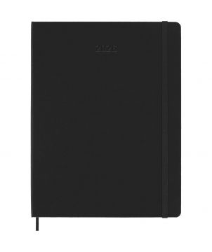 Agenda hebdomadaire XL 12 mois 2026 à couverture rigide Moleskine Carnets publicitaire