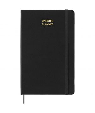 Agenda hebdomadaire L non daté à couverture rigide Moleskine Carnets publicitaire