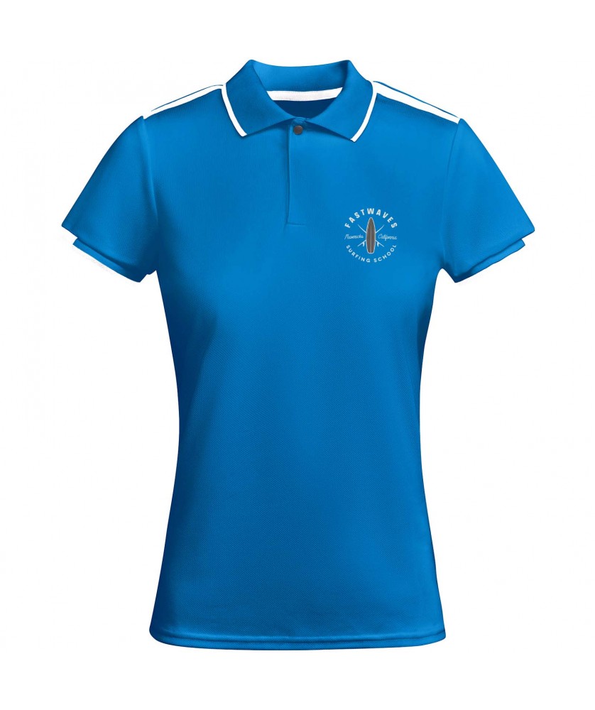 Textiles mode - Polo de sport Tamil à manches courtes pour femme | PRINTECOM