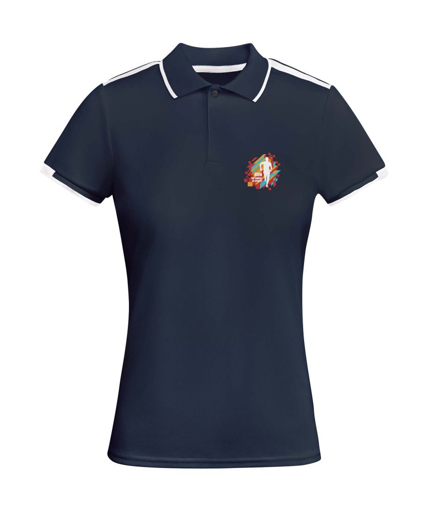 Polo sport femme personnalisé recyclé Tamil Textiles mode publicitaire