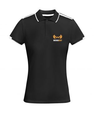 Polo sport femme personnalisé recyclé Tamil Textiles mode publicitaire