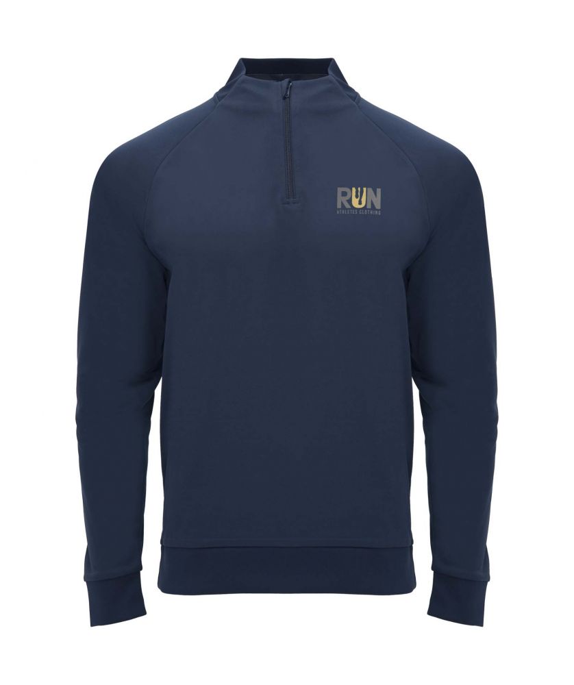 Sweat unisexe personnalisé demi-zip Epiro
