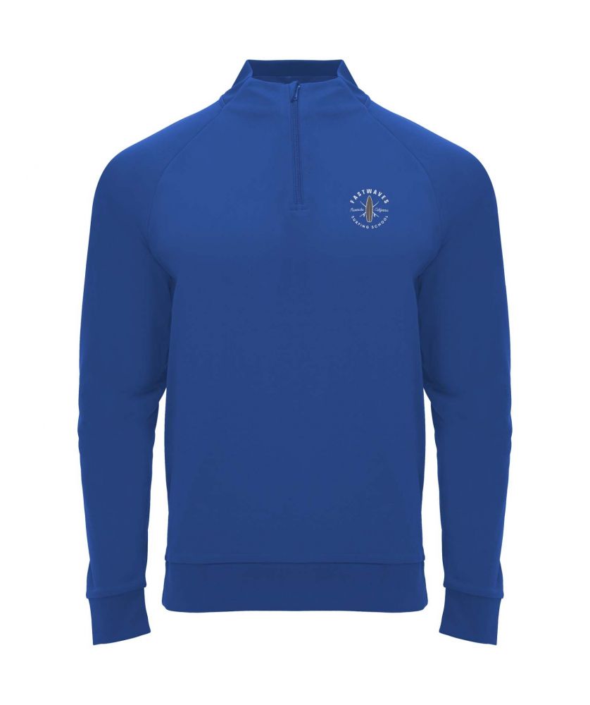 Sweat unisexe personnalisé demi-zip Epiro