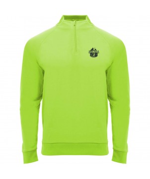 Textiles mode - Sweatshirt Epiro à manches longues unisexe avec fermeture demi-zip | PRINTECOM