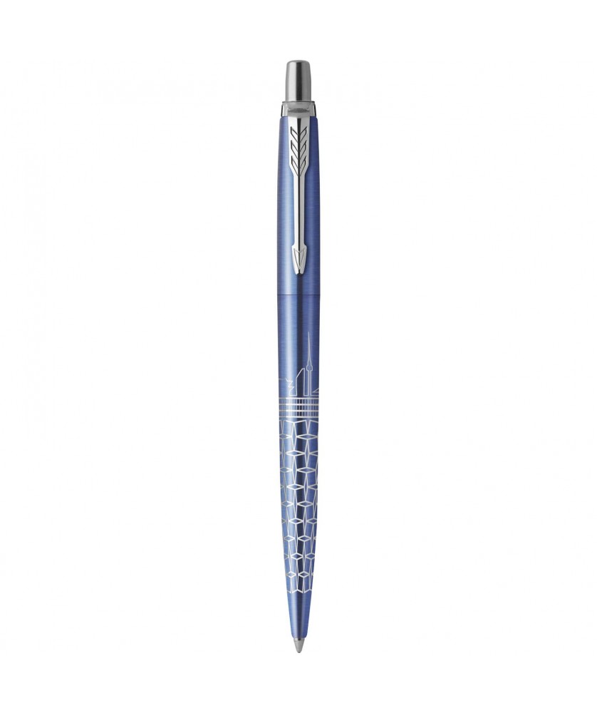 Stylos - Stylo bille Parker Jotter SE Global Icons (encre bleue) | PRINTECOM