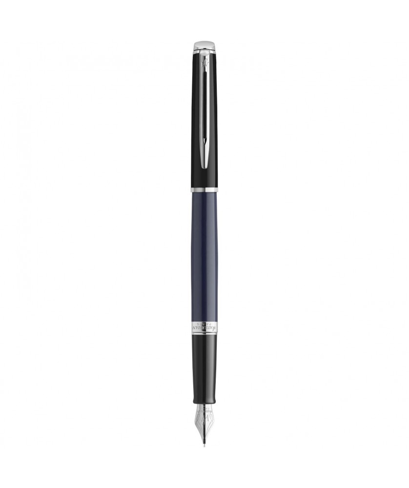 Stylos - Stylo plume Waterman Hemisphere avec habillage palladium (encre bleue) | PRINTECOM