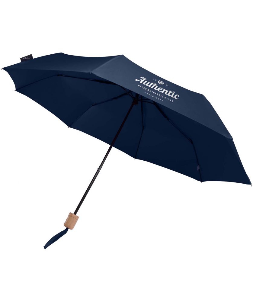Parapluie personnalisé recyclé RPET Dane 21 pouces
