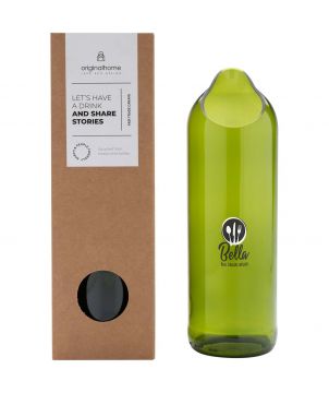 Carafe à eau 750 ml en verre recyclé personnalisée Originalhome Vaisselle publicitaire