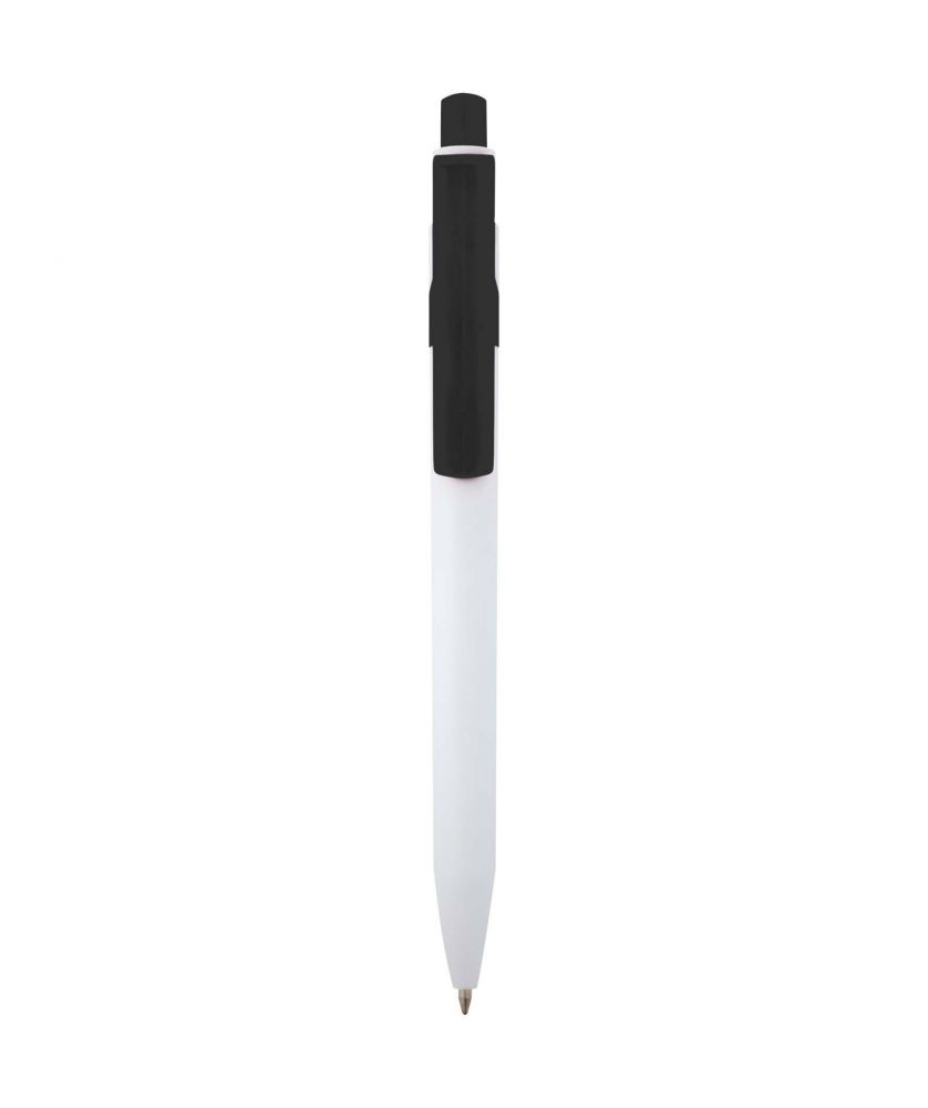 Stylo bille Unica en plastique recyclé personnalisé (encre noire) Stylos publicitaire