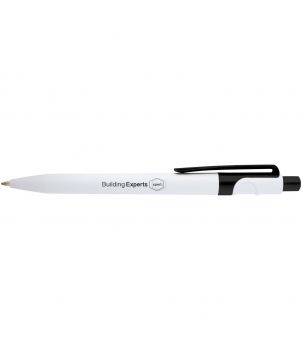 Stylo bille Unica en plastique recyclé personnalisé (encre noire) Stylos publicitaire