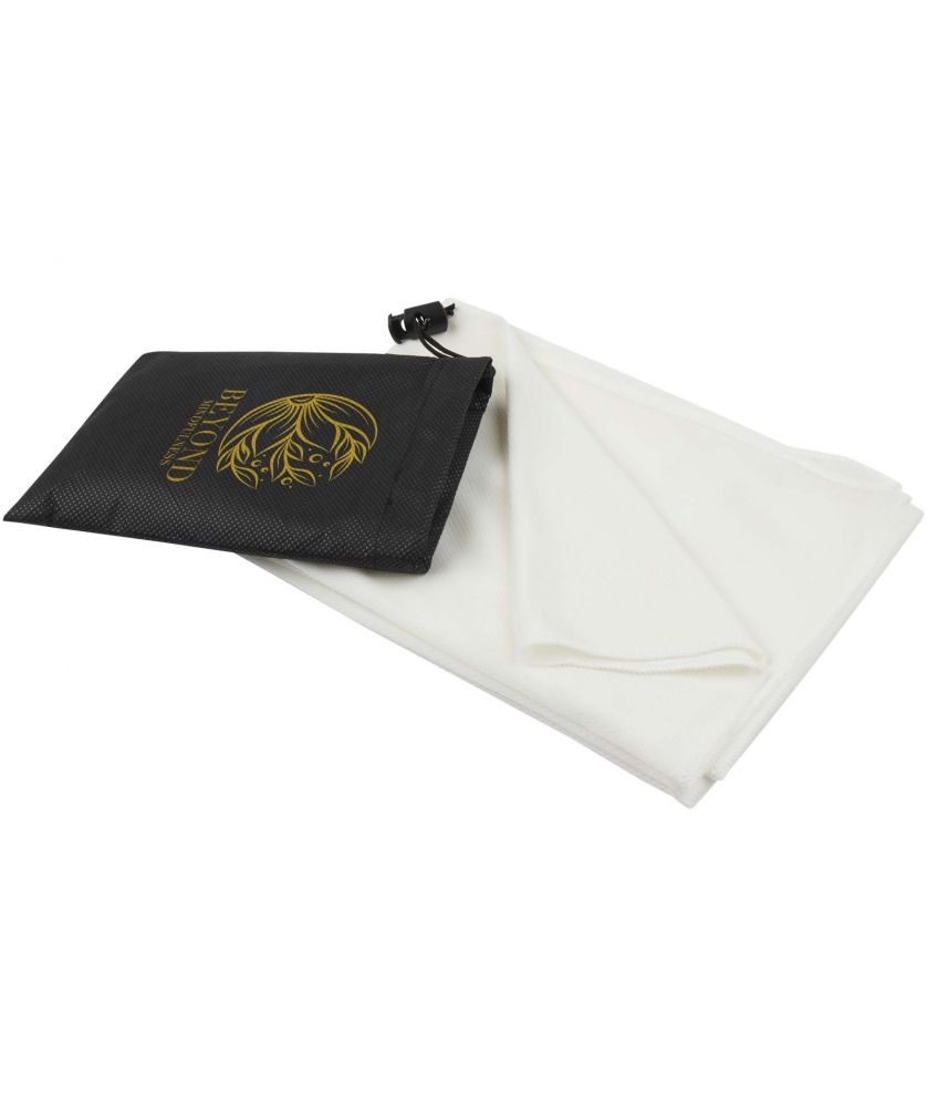 Serviette de sport personnalisée recyclée rPET Lucas 50x100 Textiles de sport publicitaire