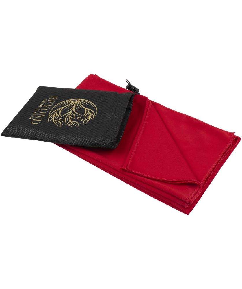 Serviette de sport personnalisée recyclée rPET Lucas 70x140 Textiles de sport publicitaire