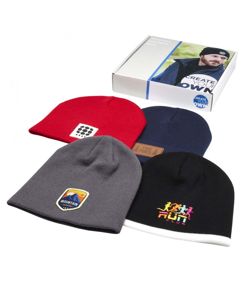 Casquettes et Bonnets - Boîte d'échantillons de bonnets | PRINTECOM