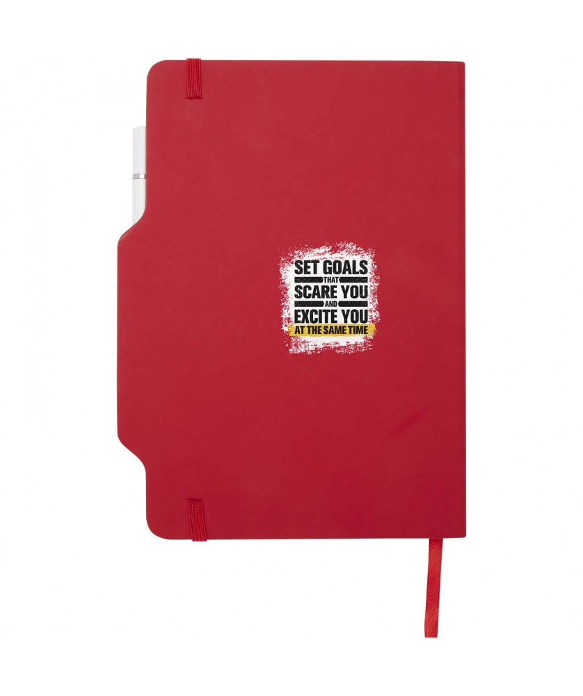 Carnets - Carnet à couverture rigide Nexus A5 avec stylo et crayon (encre noire) | PRINTECOM