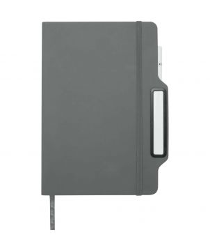 Carnet A5 à couverture rigide avec stylo-crayon personnalisé Nexus (encre noire) Carnets publicitaire