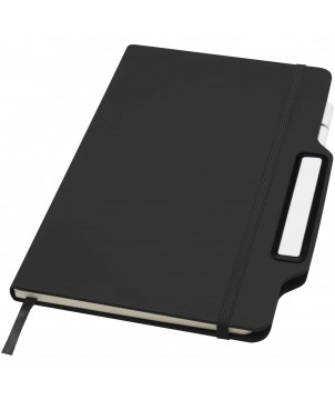 Carnets - Carnet à couverture rigide Nexus A5 avec stylo et crayon (encre noire) | PRINTECOM