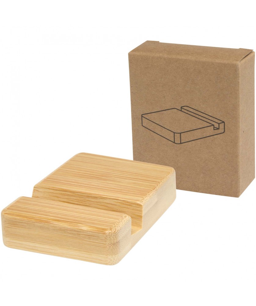 Accessoires de téléphonie - Support téléphone Ebla en bambou | PRINTECOM