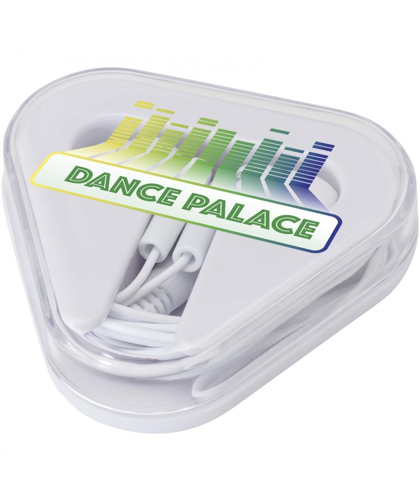 Audio et Vidéo - Écouteurs Rebel avec étui de rangement en plastique recyclé | PRINTECOM