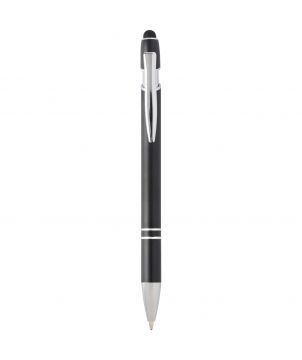 Stylo bille en aluminium recyclé finition argentée Kish (encre bleue)