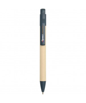 Stylos - Stylo bille Liliana en papier de canne à sucre (encre bleue) | PRINTECOM