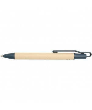 Stylos - Stylo bille Liliana en papier de canne à sucre (encre bleue) | PRINTECOM