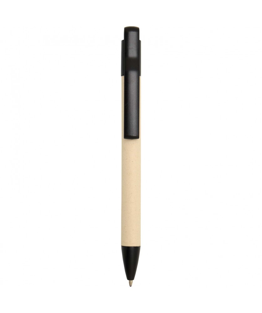 Stylos - Stylo bille Liliana en papier de canne à sucre (encre bleue) | PRINTECOM