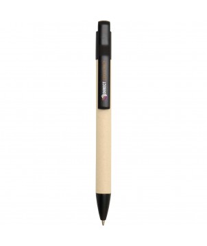 Stylos - Stylo bille Liliana en papier de canne à sucre (encre bleue) | PRINTECOM