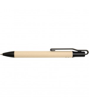 Stylos - Stylo bille Liliana en papier de canne à sucre (encre bleue) | PRINTECOM