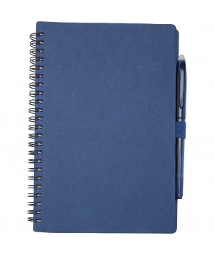 Carnets - Carnet A5 à couverture souple réutilisable et parure de stylos Slate (encre noire) | PRINTECOM