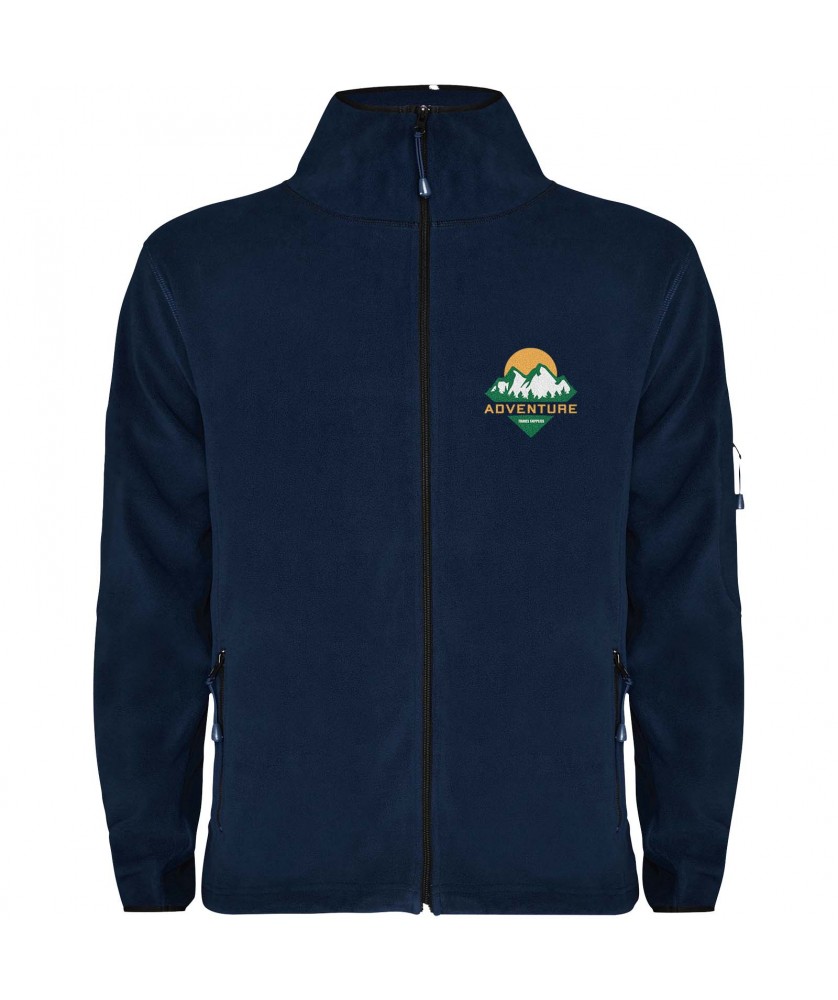 Textiles mode - Veste en polaire entièrement zippée Luciane pour homme | PRINTECOM