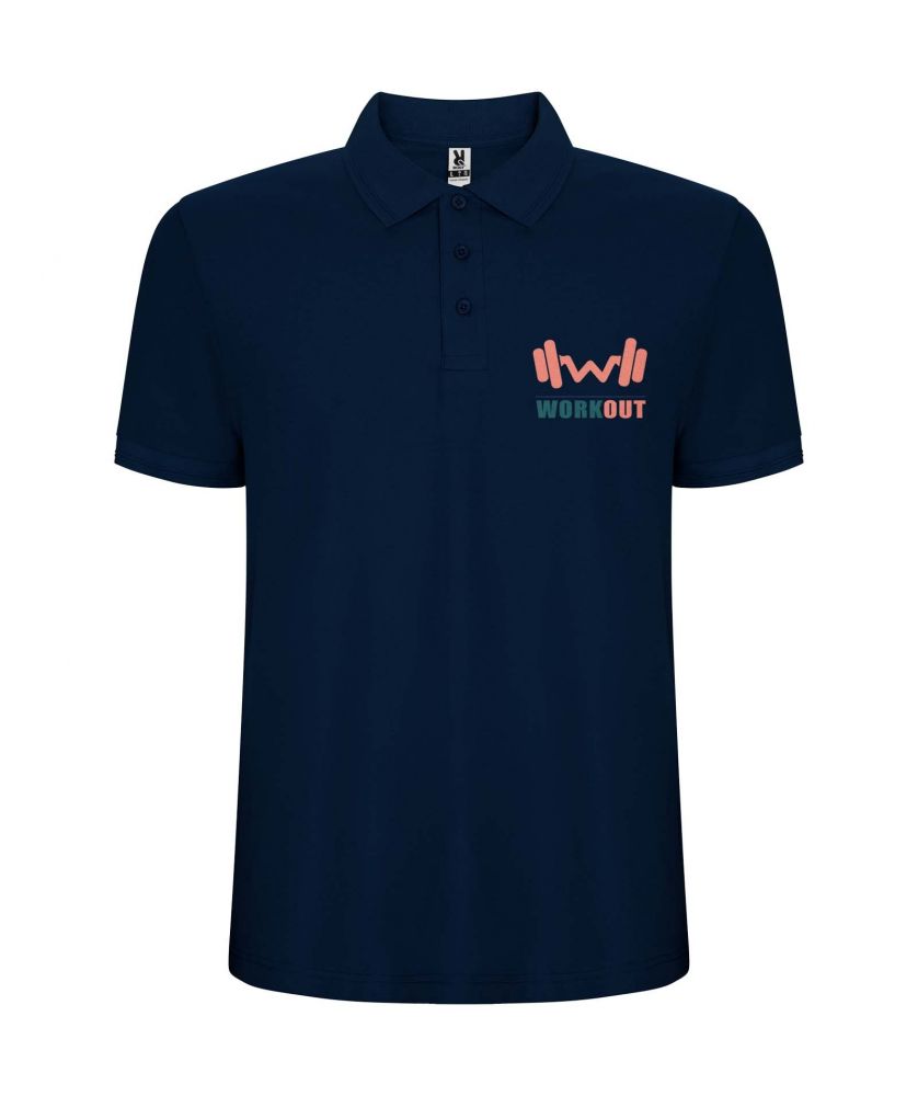 Polo homme personnalisé premium Pegaso Textiles mode publicitaire