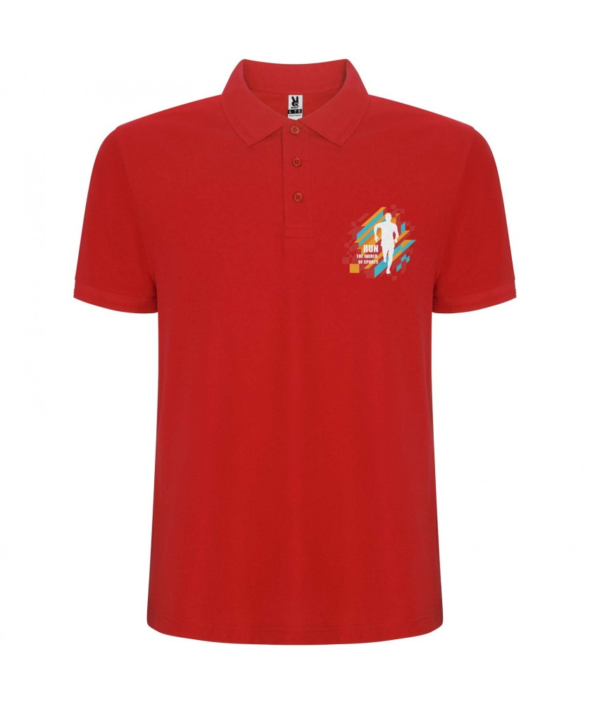 Textiles mode - Polo Pegaso Premium à manches courtes pour homme | PRINTECOM