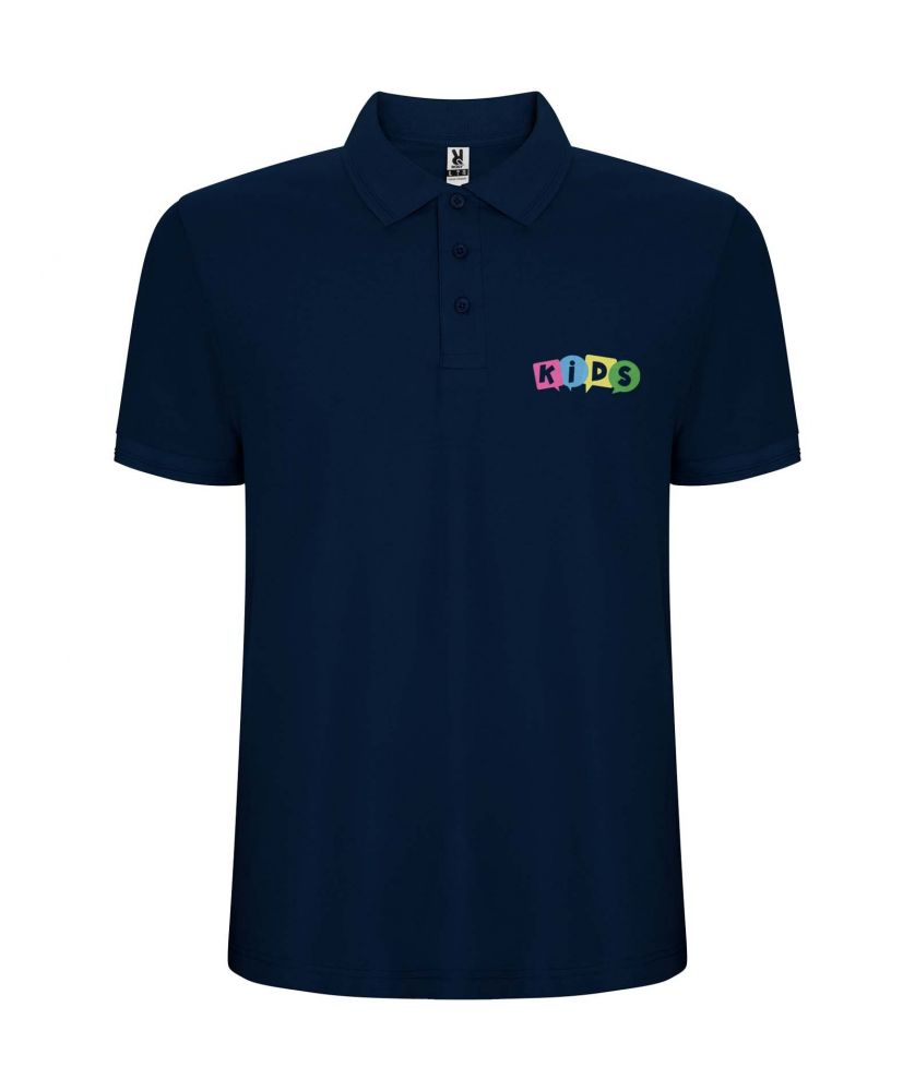 Polo enfant personnalisé premium Pegaso Textiles mode publicitaire