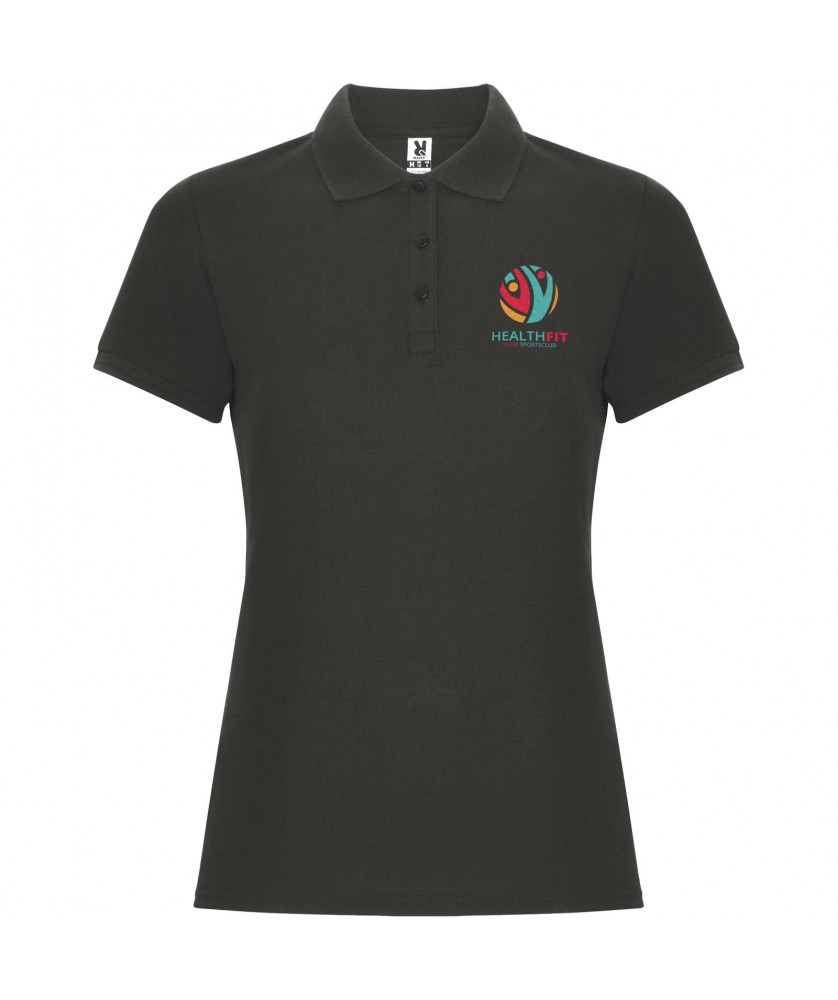 Textiles mode - Polo Pegaso Premium à manches courtes pour femme | PRINTECOM