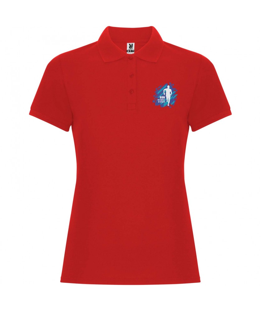 Textiles mode - Polo Pegaso Premium à manches courtes pour femme | PRINTECOM