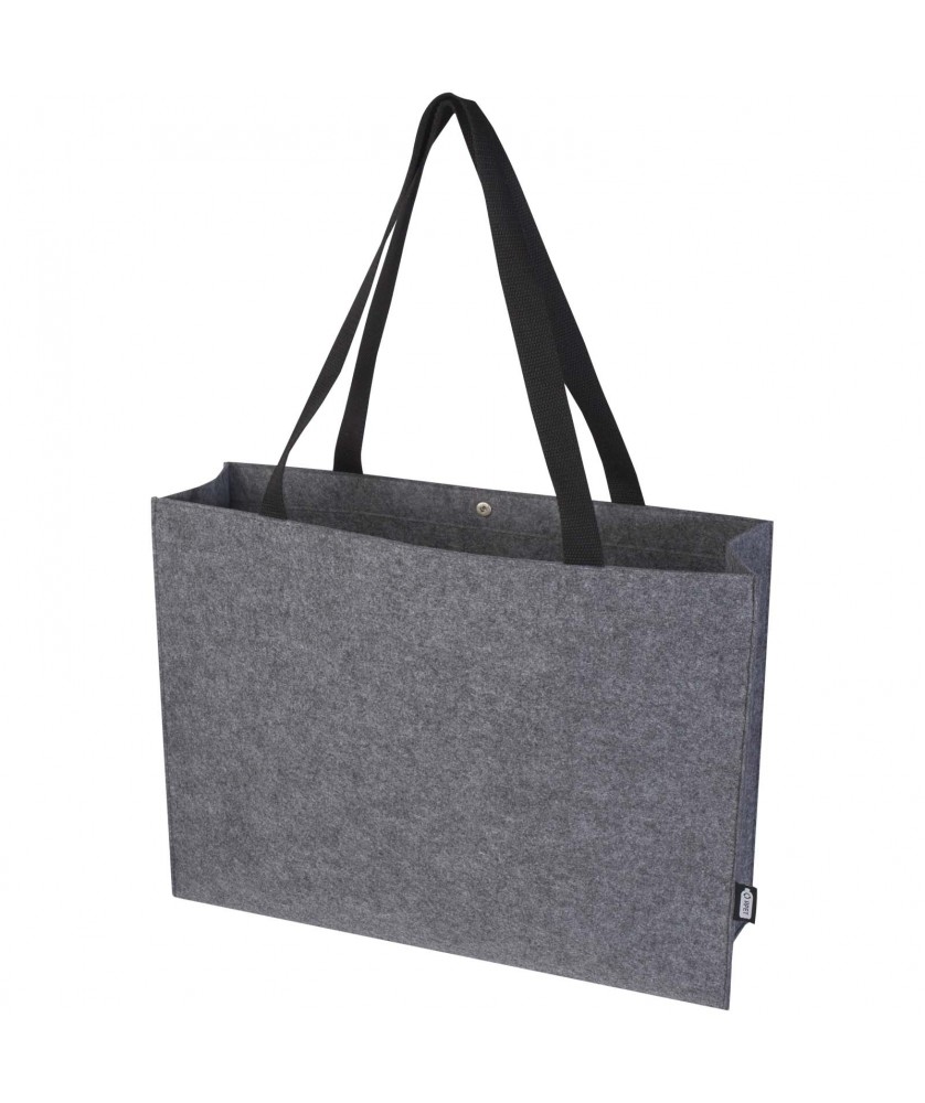 Sacs Shopping et Tote Bags - Sac shopping à soufflets Felta GRS en feutrine recyclée de 20L | PRINTECOM