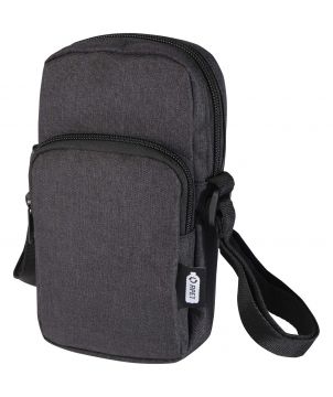 Pochette pour smartphone en matériaux recyclés GRS personnalisée Ross Accessoires de téléphonie publicitaire