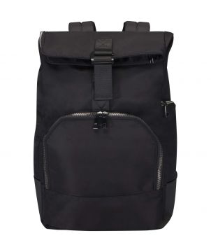 Sac à dos rolltop recyclé GRS personnalisé 15 pouces 18 L Rhine Sacs à dos publicitaire