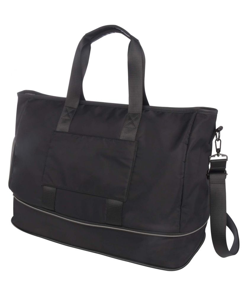 Sac de voyage extensible recyclé personnalisé 35 L Rhine Sacs de Voyage publicitaire