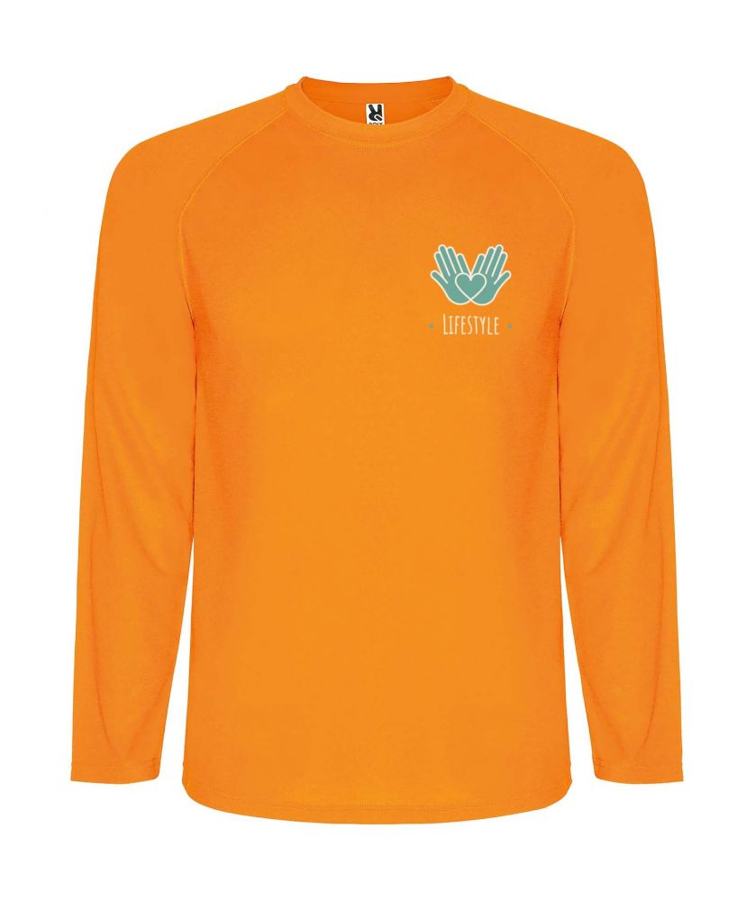 T-shirt sport homme personnalisé manches longues Montecarlo T-Shirts publicitaire