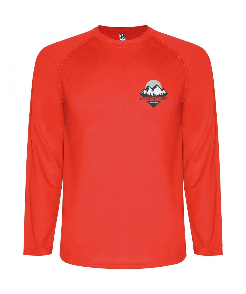 T-Shirts - Montecarlo t-shirt de sport à manches longues pour hommes | PRINTECOM