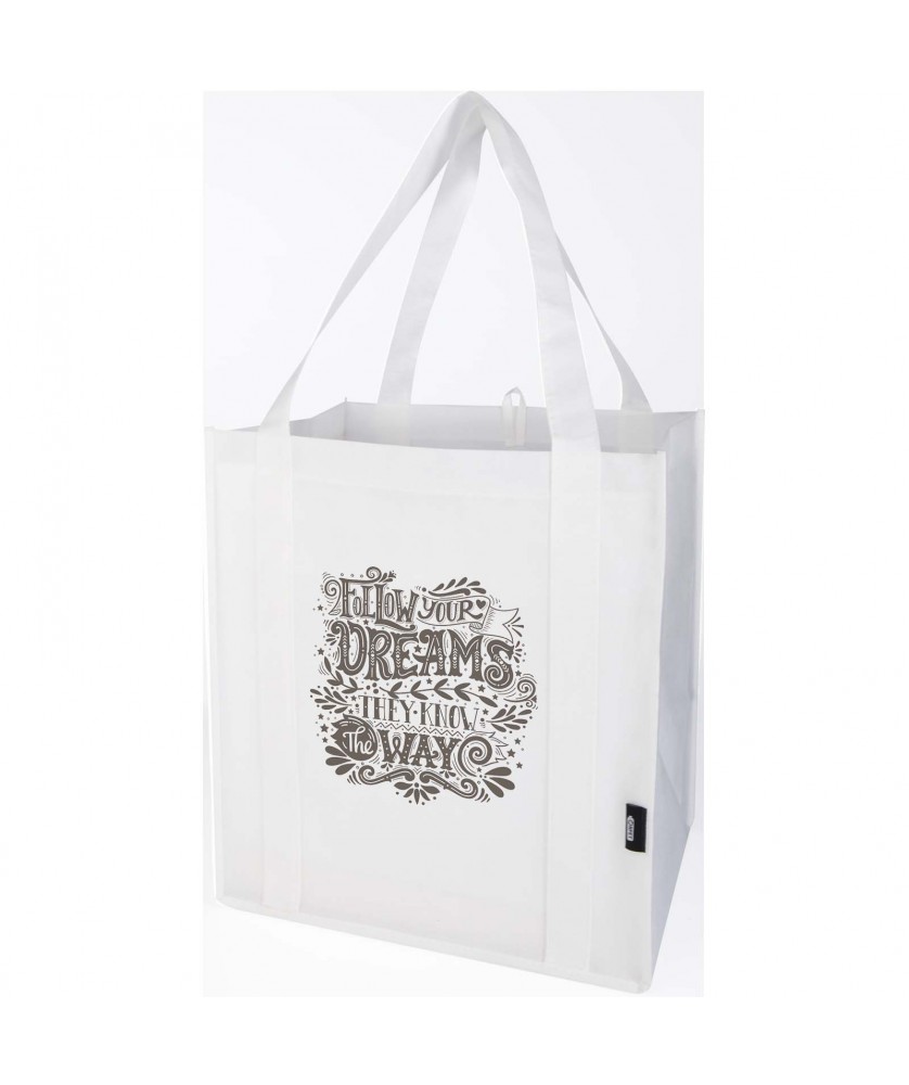 Sacs Shopping et Tote Bags - Sac shopping Liberty non tissé recyclé GRS avec fond rigide de 29L | PRINTECOM