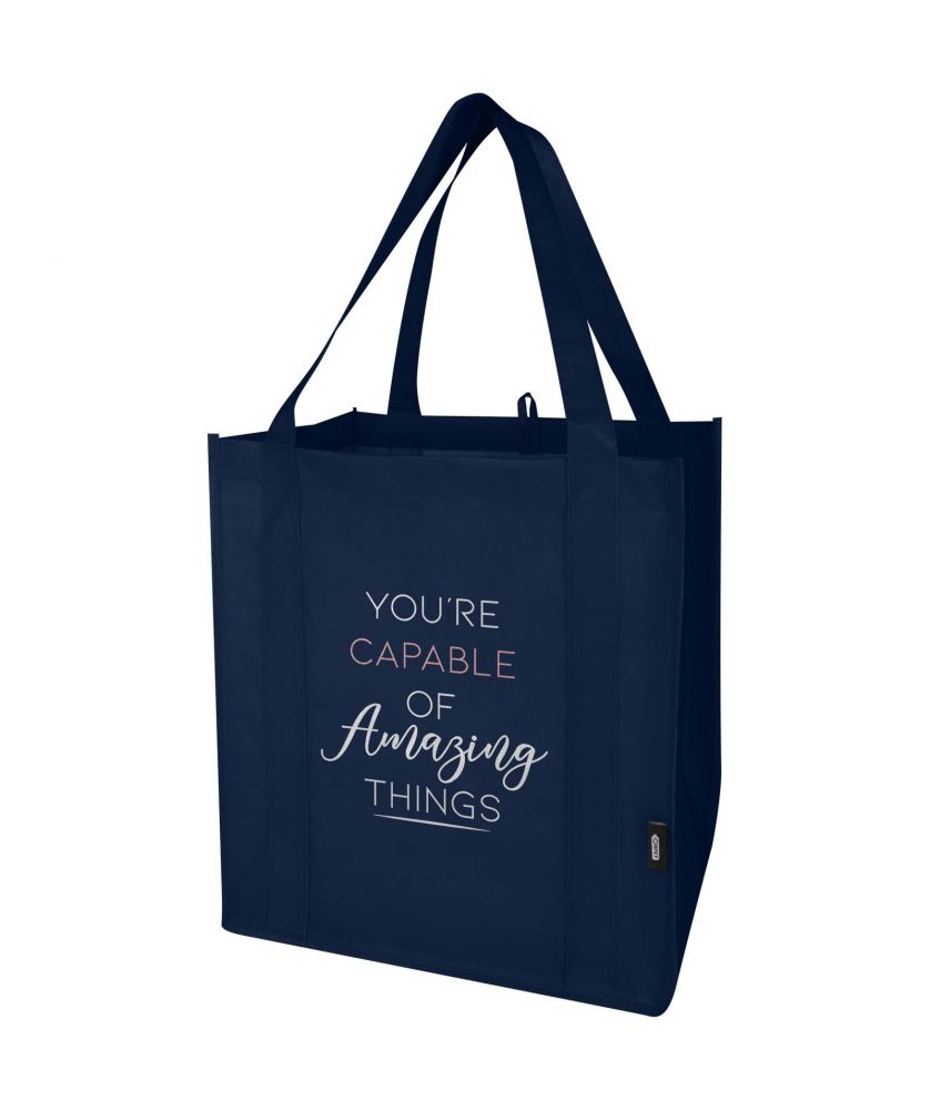Grand sac non tissé recyclé GRS personnalisé 29 L Liberty Sacs Shopping et Tote Bags publicitaire