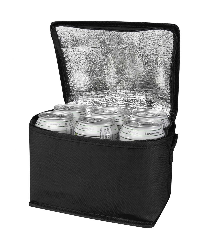 Sac isotherme non tissé recyclé GRS personnalisé 6 canettes 4 L Spectrum Sacs isothermes publicitaire